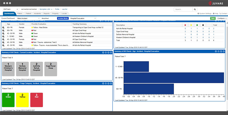 EMTrack Screenshot