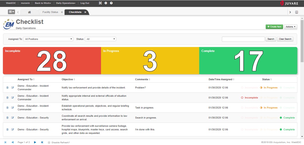 editable checklist template