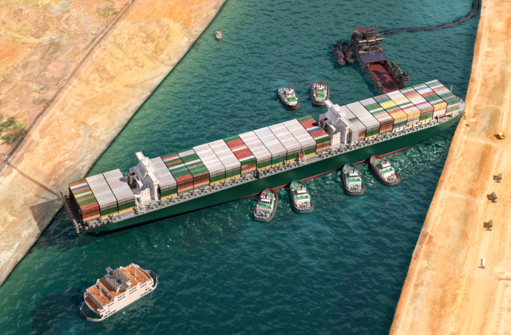 ever given blocking the suez canal trade route