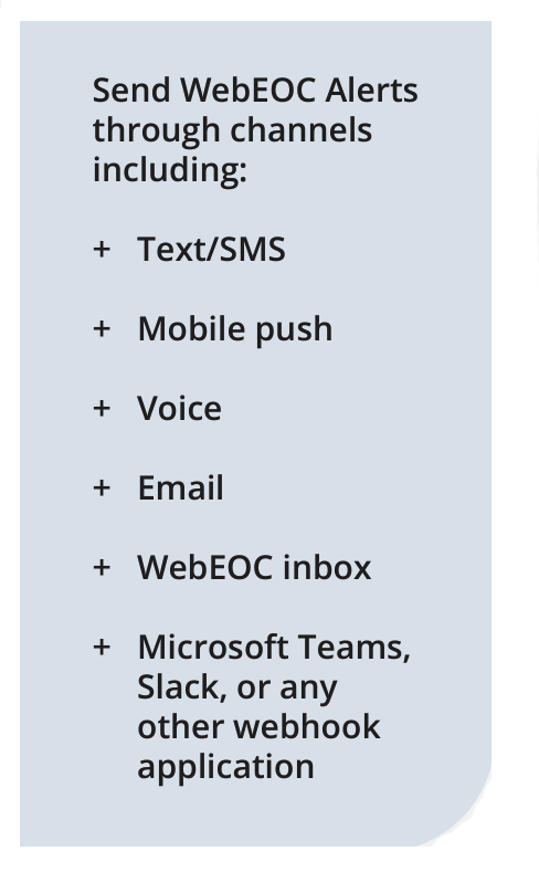 WebEOC Alerts