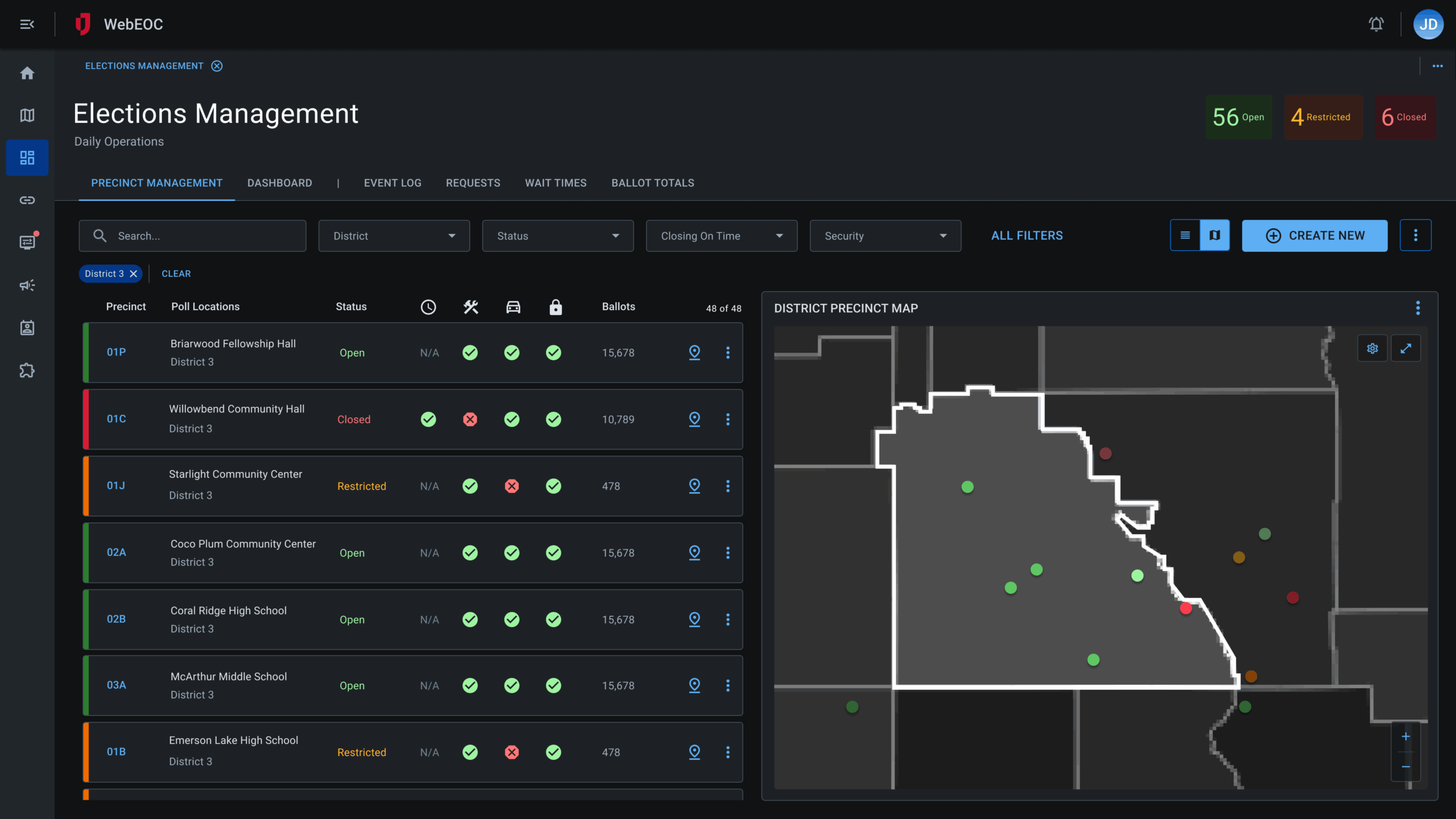 Elections Mangement - Precinct Mangement - Map (3)