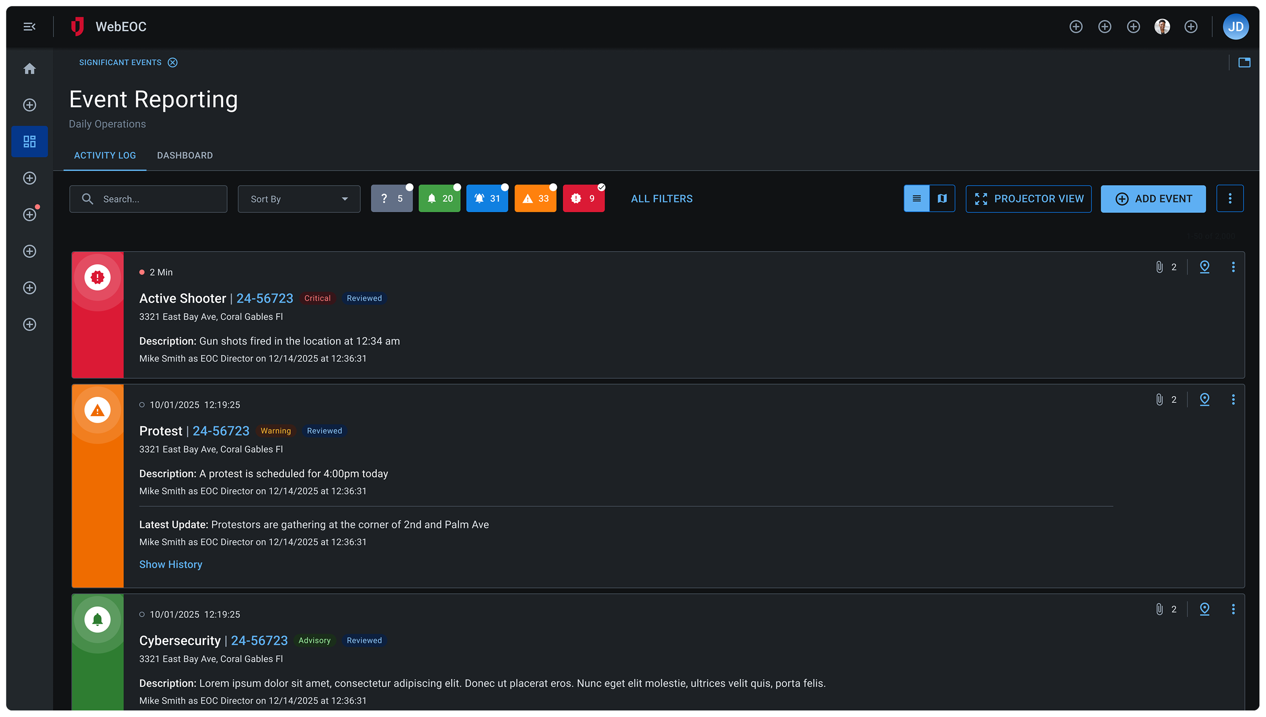 Event Reporting | Juvare | Emergency Preparedness & Response Solution