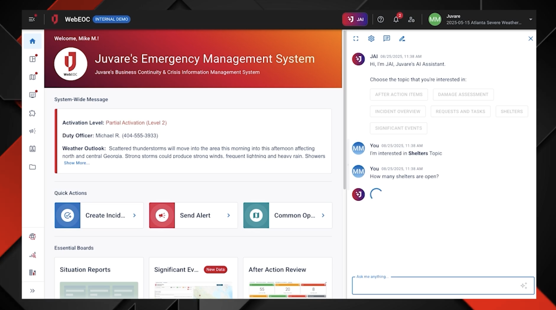 Juvare Exchange Product