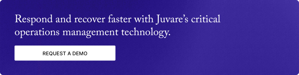 Respond and recover faster with the right technology. Request a Demo.