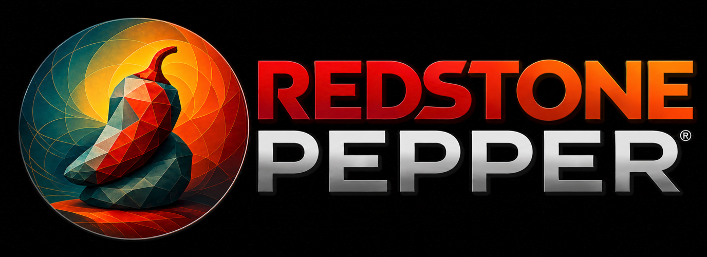 Redstone Pepper logo.