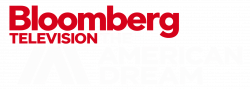 Bloomberg Television logo and The American Dream logo.